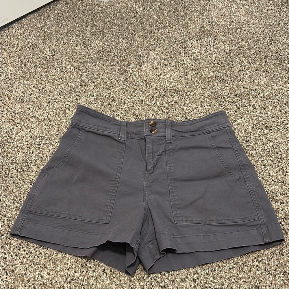 A New Day Gray Cargo Shorts Relaxed Fit
